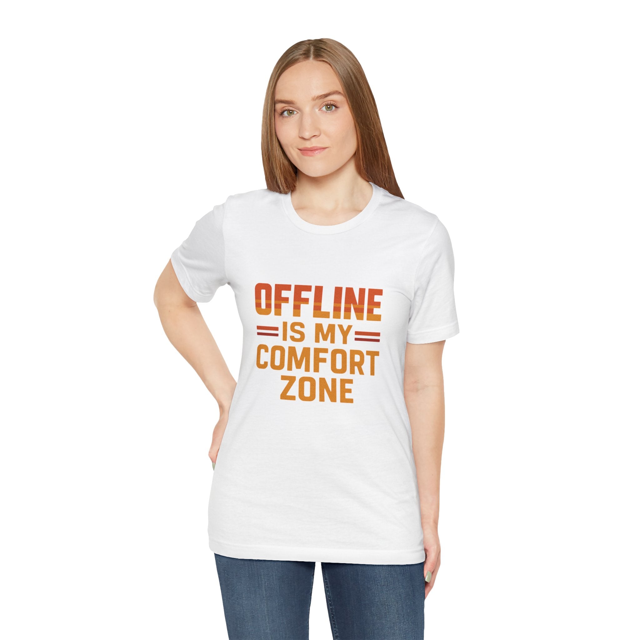 Offline Is My Comfort Zone – Retro 80s-Inspired Graphic Tee