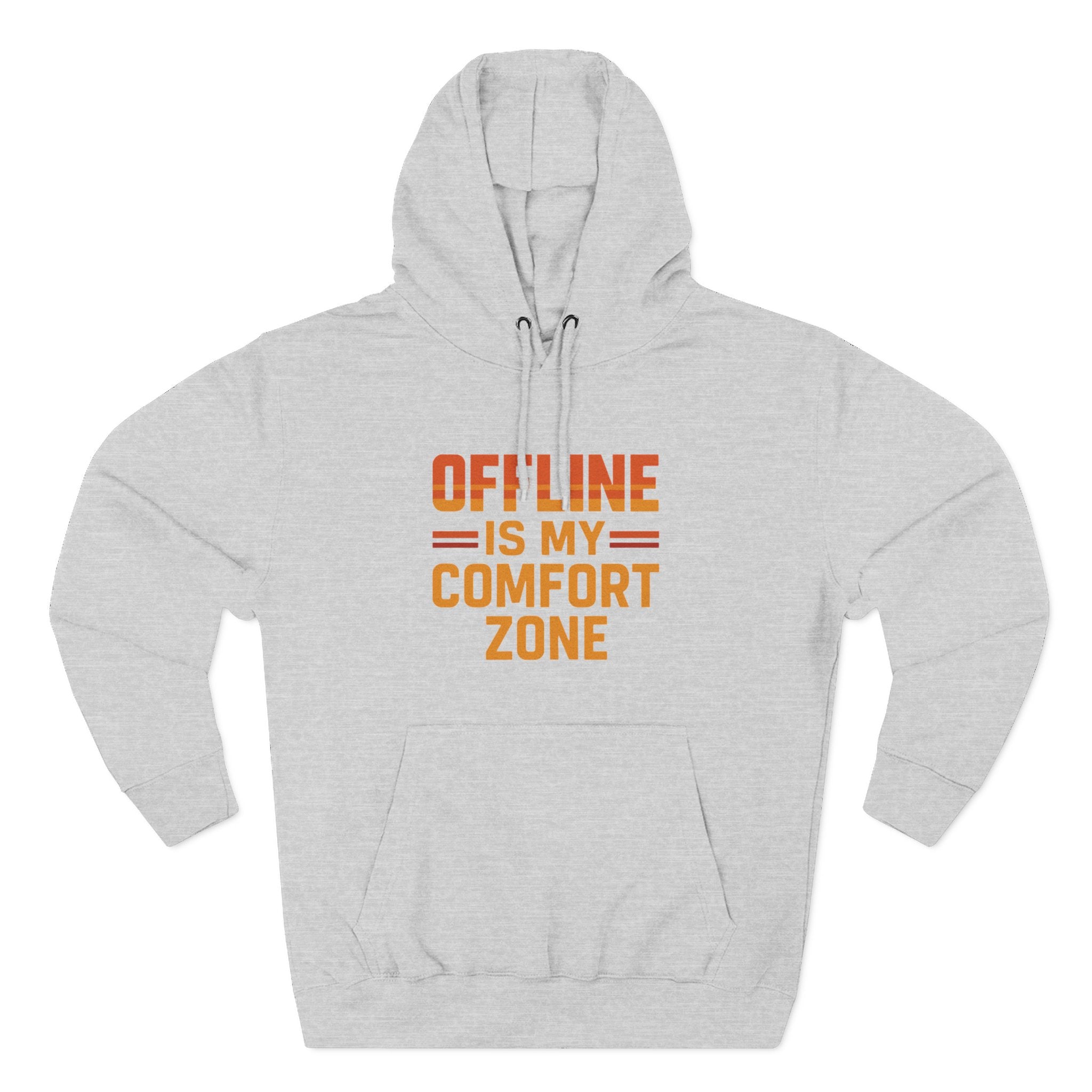 Offline Is My Comfort Zone – Retro Minimalist Hoodie