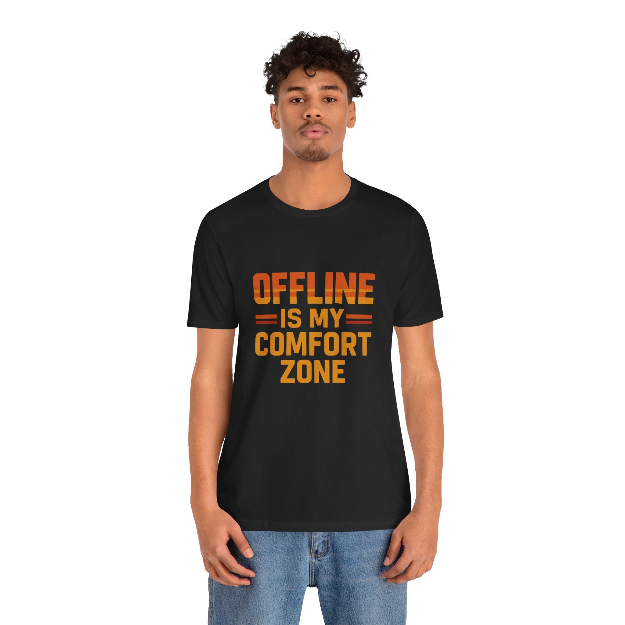 Offline Is My Comfort Zone – Retro 80s-Inspired Graphic Tee