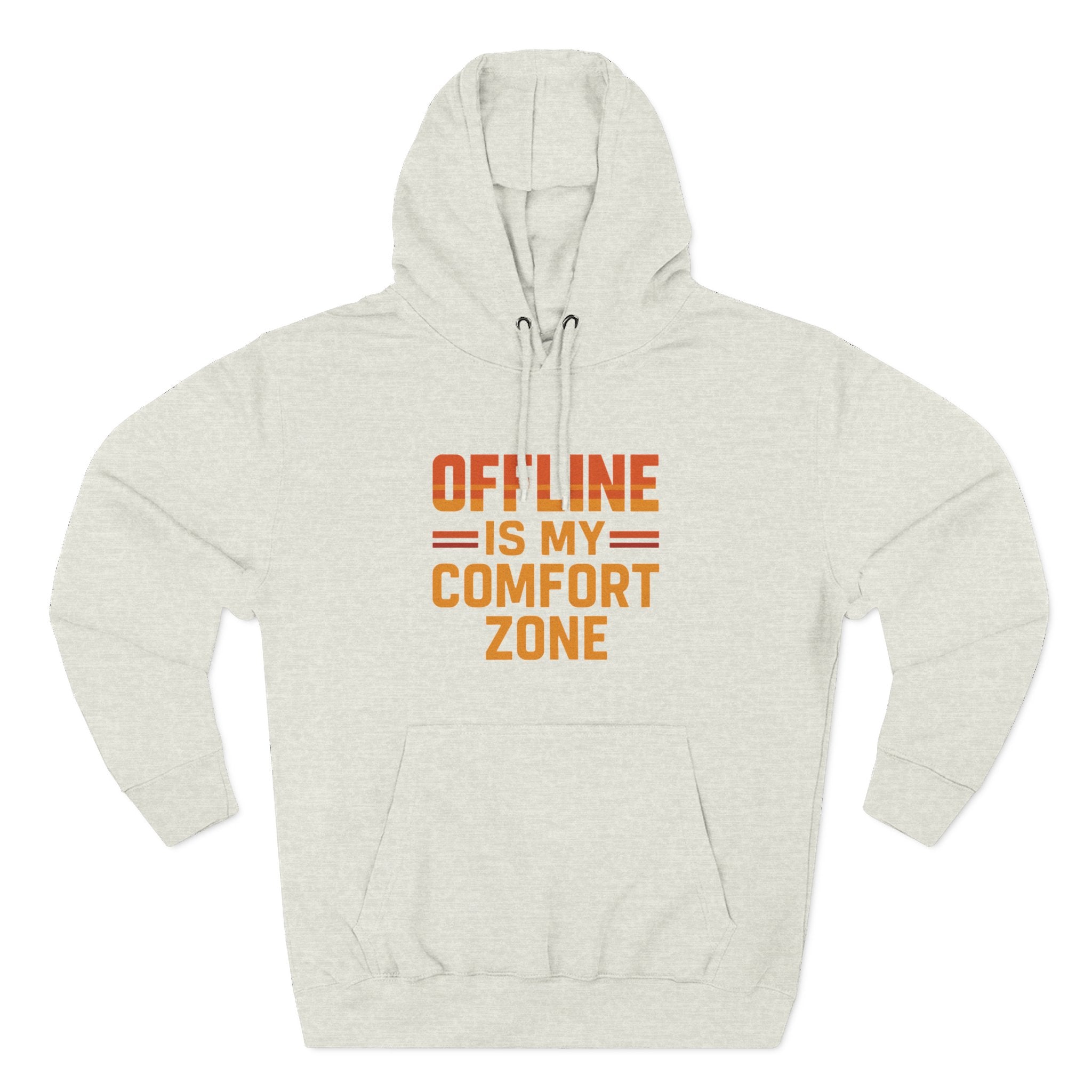 Offline Is My Comfort Zone – Retro Minimalist Hoodie